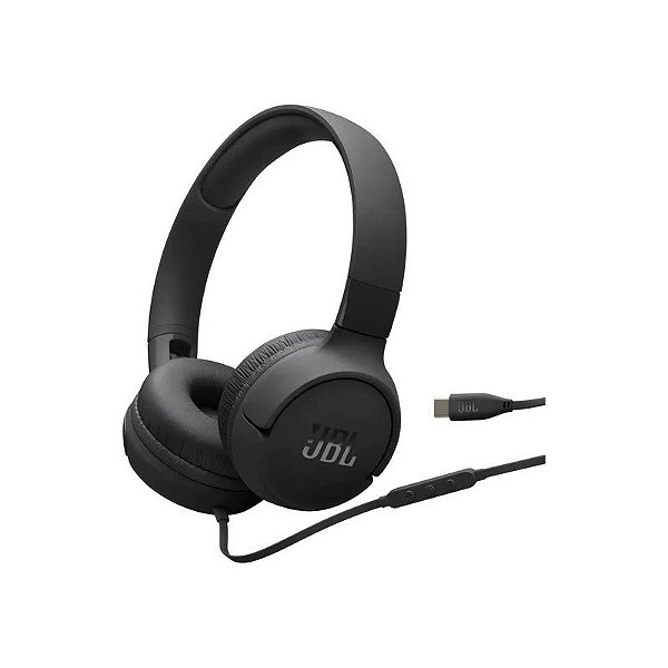 Fone de Ouvido JBL Tune 520C USB-C - Preto
