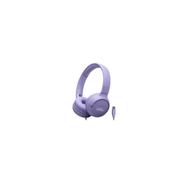 Fone de Ouvido JBL Tune 520C com Fio - Roxo