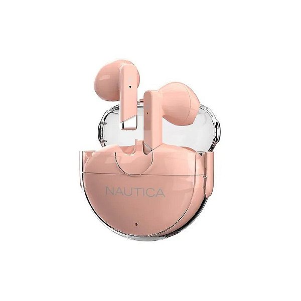 Fone de Ouvido Nautica T320 Fones Intra-auriculares TWS - Rosa