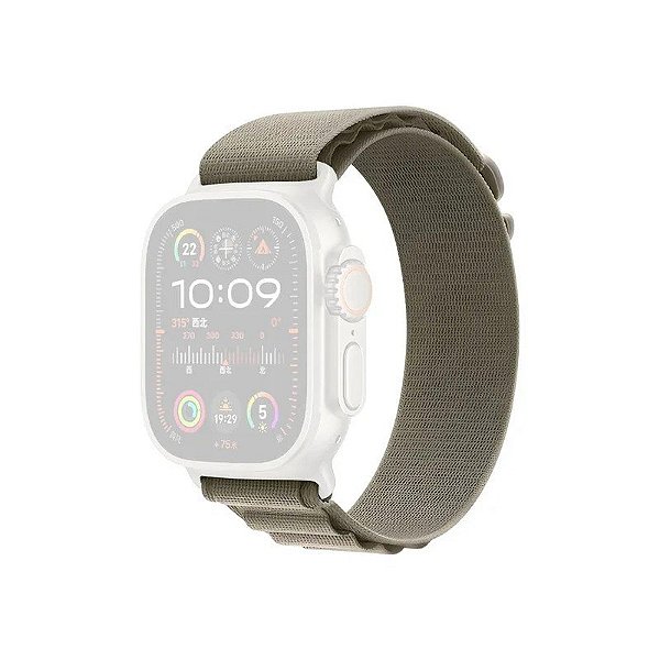 Pulseira Wiwu Ultra Loop Watch 42/44/45/49MM WI-WB007 - Verde Oliva