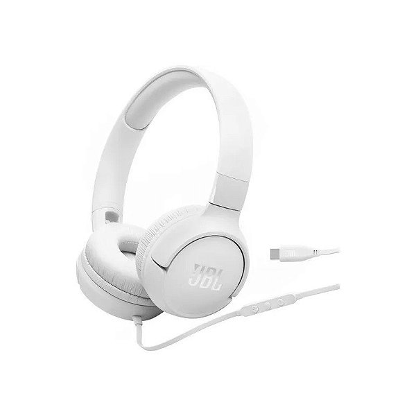 Fone de Ouvido JBL Tune 520C USB-C - Branco