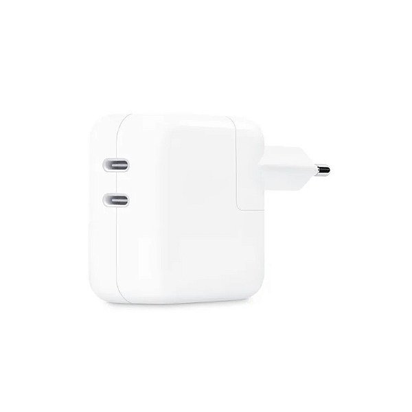 Carregador Apple MW2K3BZ/A - 35W - USB-C Duplo - Branco
