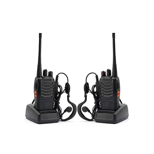 Rádio Comunicador Baofeng BF-888 HD 2 W - Preto