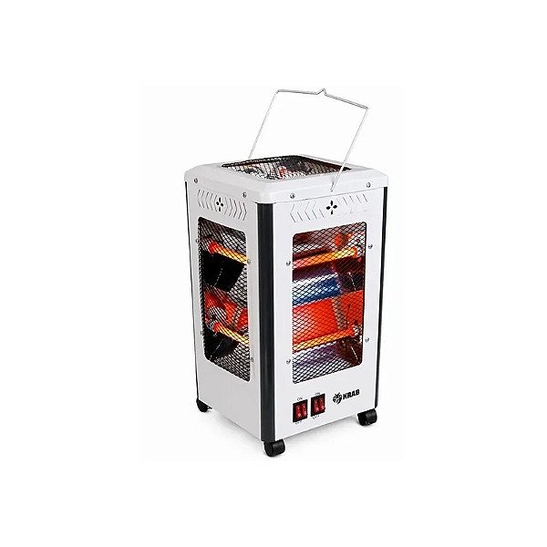 Aquecedor Krab KBEC2000 2000 Watts com Termostato Ajustável 220 - 240V ~ 50Hz - Branco