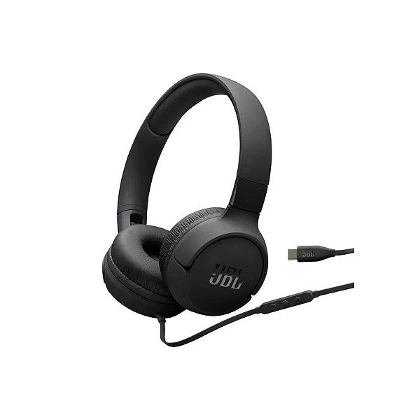 Fone de Ouvido JBL Tune 520C USB-C - Preto