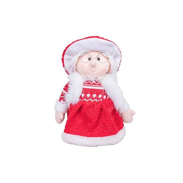 Boneca de Natal Decorativa Retrátil 45–60 CM