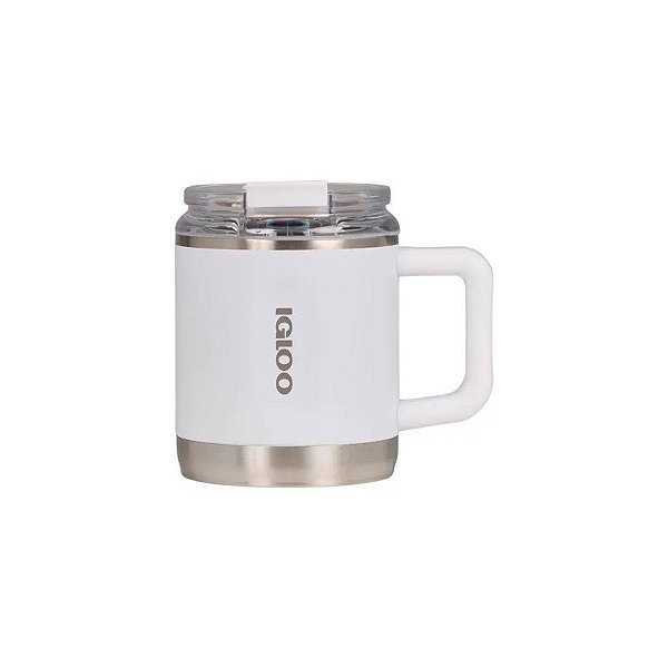 Caneca Térmica Igloo Flip 'N' Sip - 443ML - Branca