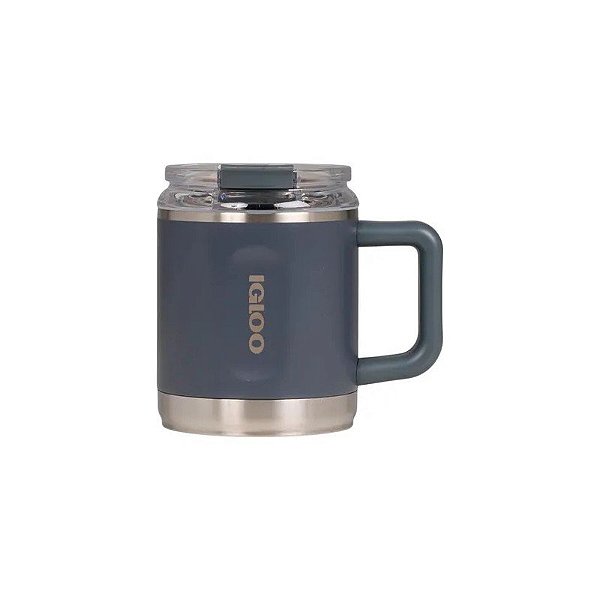 Caneca Térmica Igloo Flip 'N' Sip Mug - 443ML - Carbonite