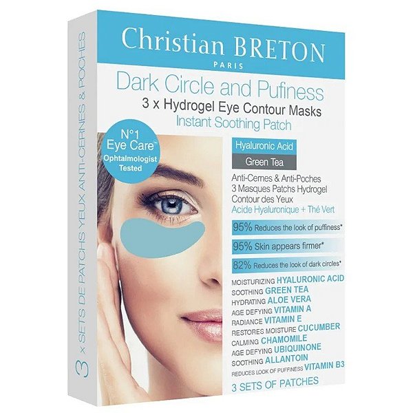 Máscara de Contorno para Olhos Christian Breton Dark Circle (3 Unidades)