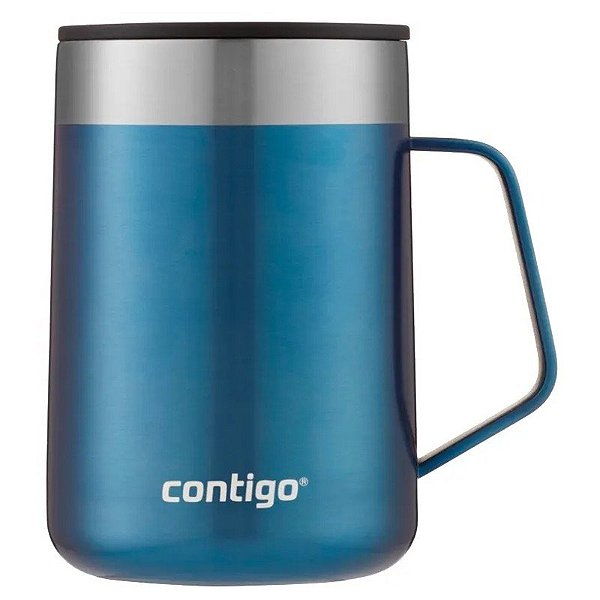 Caneca Térmica Contigo Caneca em Aço Inoxidável (414mL) - Milho Azul