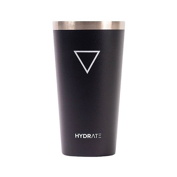 Garrafa Térmica Hydrate 400, Preta, 473 mL