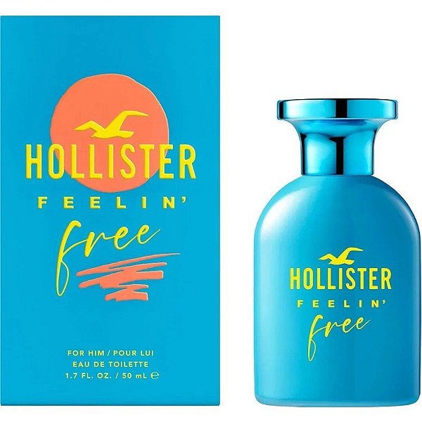 Perfume Hollister Feelin' Free For Him EDT 50ml - Masculino