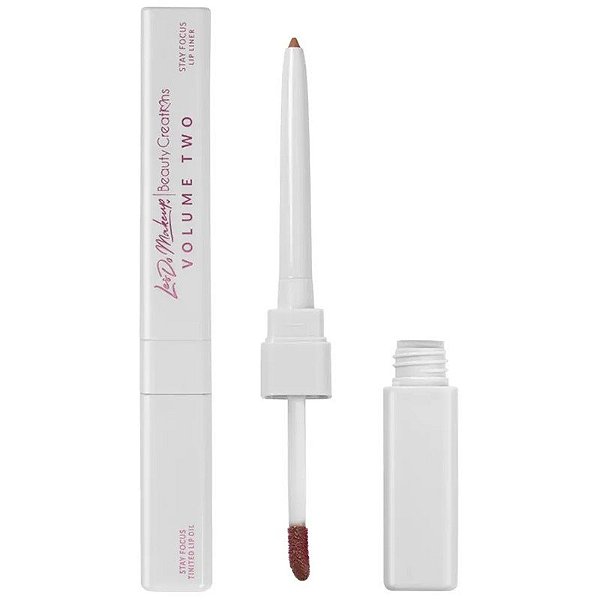 Delineador + Óleo Labial Beauty Creations Volume Two Stay Focus (0,25g + 6g)