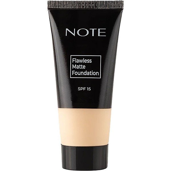 Base Líquida Note Flawless Matte Foundation 01 Bege - 25mL