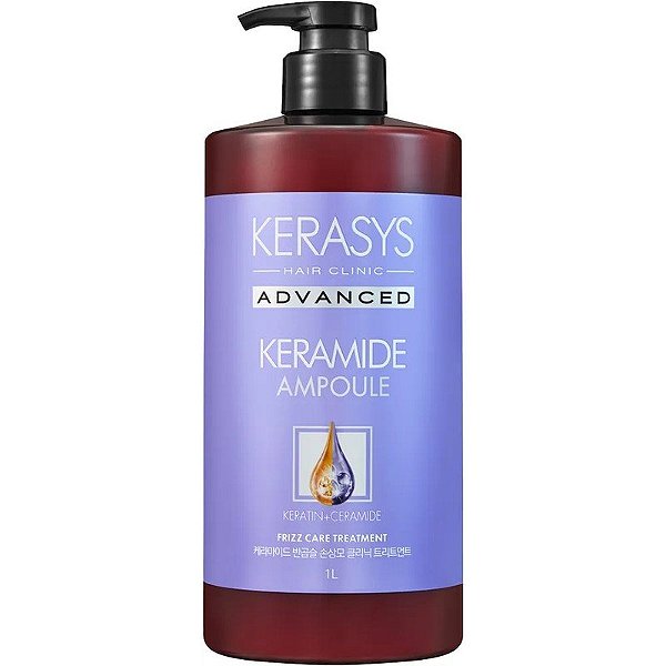 Tratamento Kerasys Advanced Keramide Ampola Frizz Care - 1L