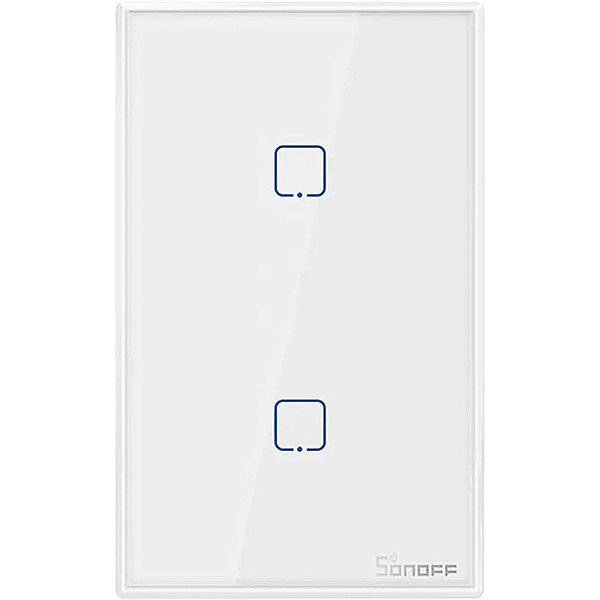 Interruptor Smart de Parede Sonoff TX T2US2C Branco