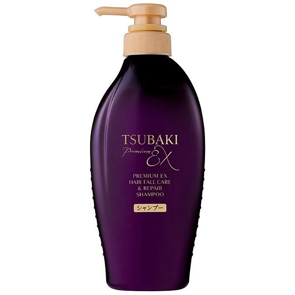 Xampu Tsubaki Premium EX Cuidado e Reparação para Queda de Cabelo - 450mL