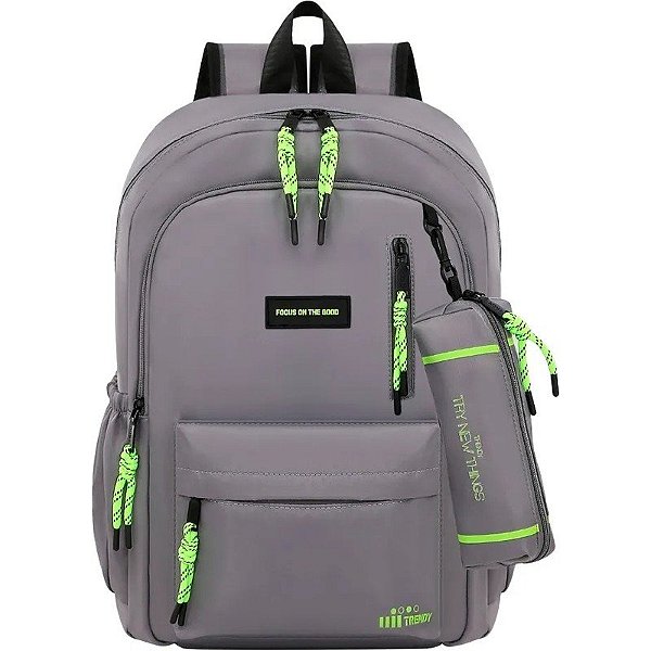 Mochila Trendy 18585 - Cinza Escuro