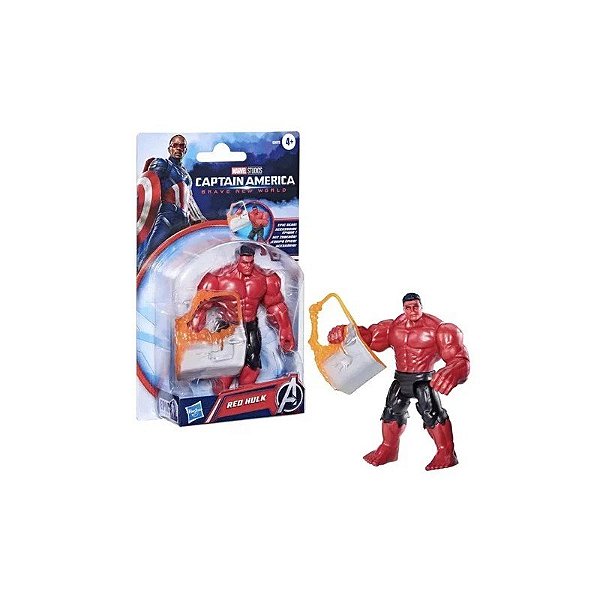 Figura Hasbro Capitão América Red Hulk 4IN DLX
