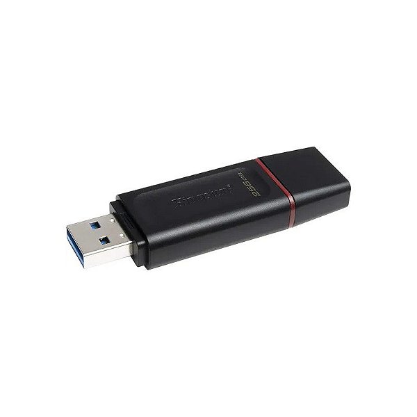 Pendrive Kingston DTX-256 - 256GB - Preto e Rosa