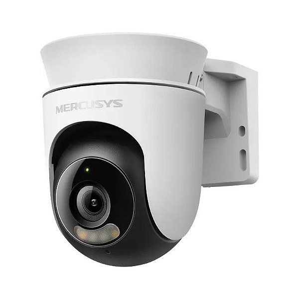 Câmera de Segurança Doméstica Mercusys MC510 WiFi Pan/Tilt - Branca