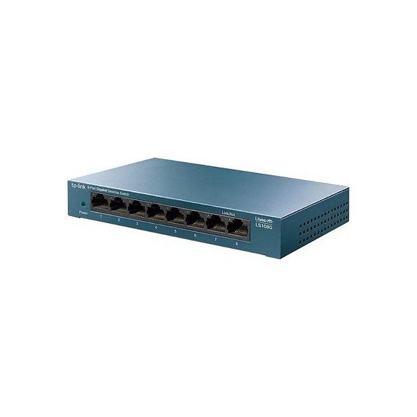 Hub 8 Portas TP-Link TL-LS108G 10/100/1000 Gigabit Ethernet