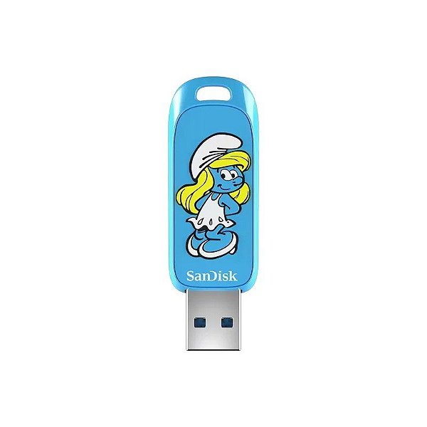 Pendrive Sandisk Smurfs Edição Smurfette 256 GB USB 3.2 SDCZIS-256G-G46