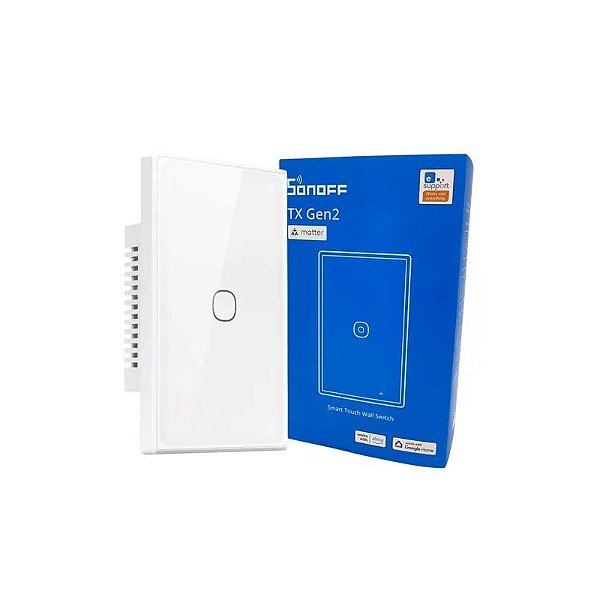 Interruptor Inteligente Sonoff TX GEN2 1 Botão T6-1C-120M