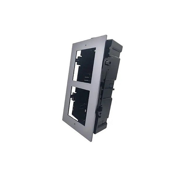 Caixa de Montagem Dupla para Interfone Hikvision DS-KD-ACF2/Plástico