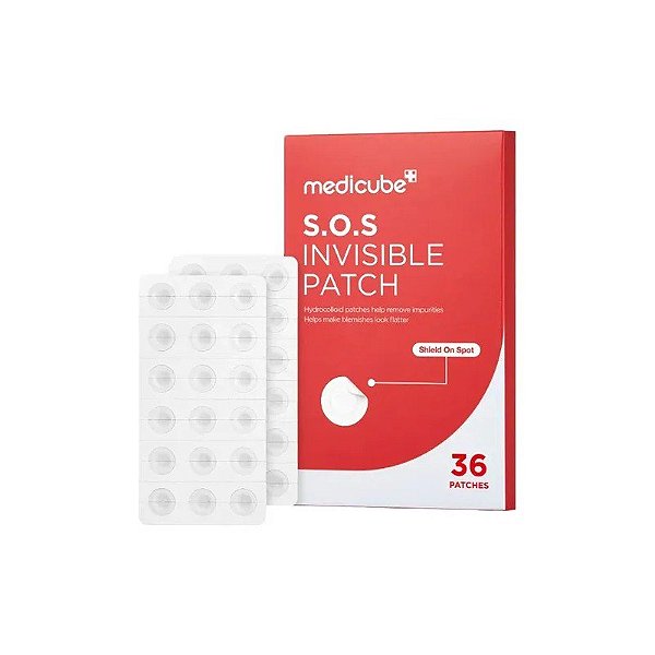 Máscara Facial Medicube para Manchas Pós-Acne s.O.s Invisible Patch 36 Unidades