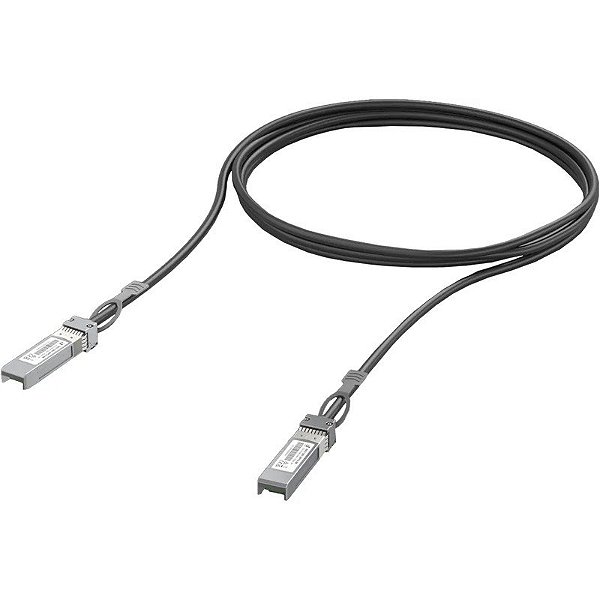 Cabo de Conexão Direta SFP+ 10 Gbps UACC-DAC-SFP10-3M - Preto (3 Metros)