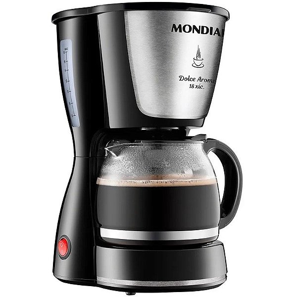 Cafetera Eléctrica Mondial Dolce Arome Térmica C-30 18 xícaras Negro - 220V/60Hz