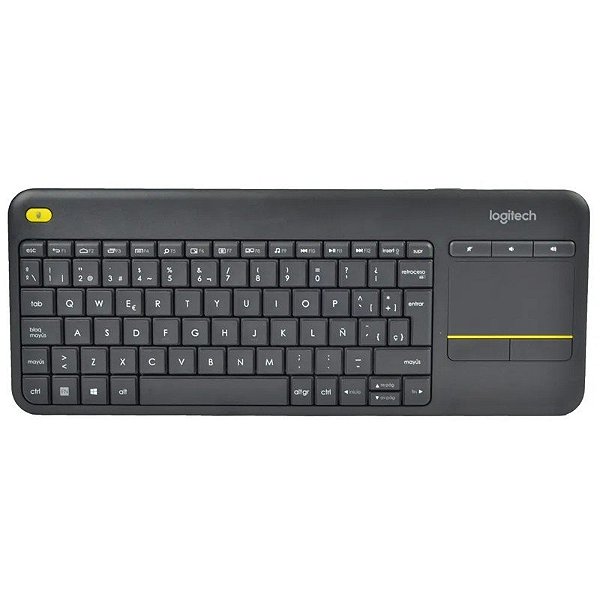 Teclado Logitech com Mouse Wireless K400+