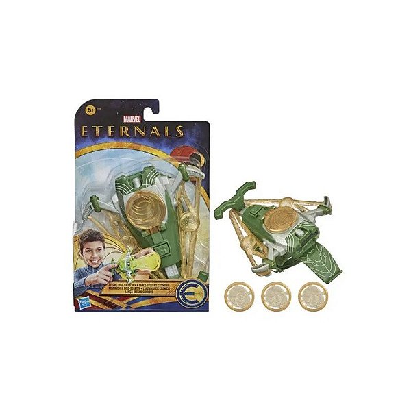 Brinquedo Lançador de Disco Cósmico Hasbro Marvel Os Eternos