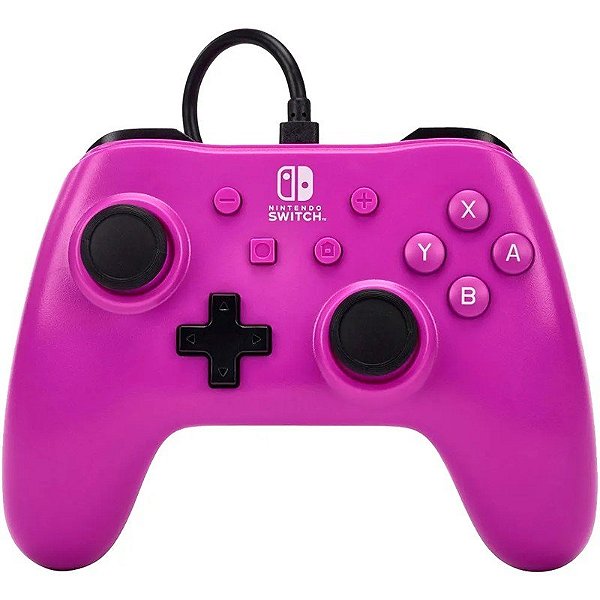 Controle PowerA Nintendo Switch Uva Roxa NSGP0143-01 (Com fio)