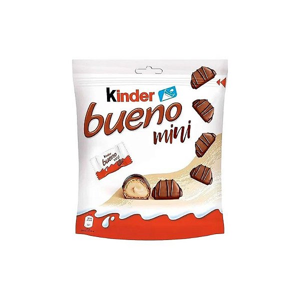 Pacote de Chocolate Kinder Bueno Mini 68 Unidades 400G