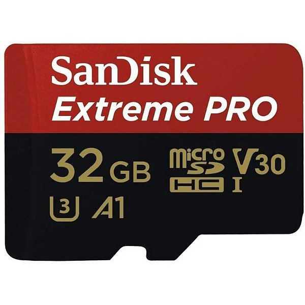 Cartão de Memória Micro SDHC UHS-I SanDisk Extreme PRO 32GB 100MB/s