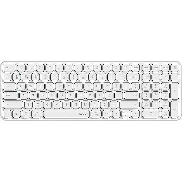 Teclado Sem Fio Rapoo E9350L - Branco