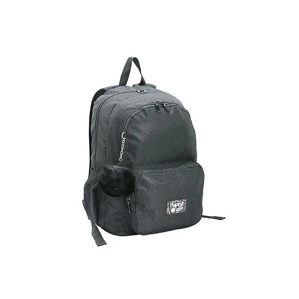 Mochila Feminina Chenson Happy Girl Cinza