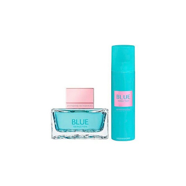 Kit Antonio Blue Sedução Eau de Toilette Feminino 80ML