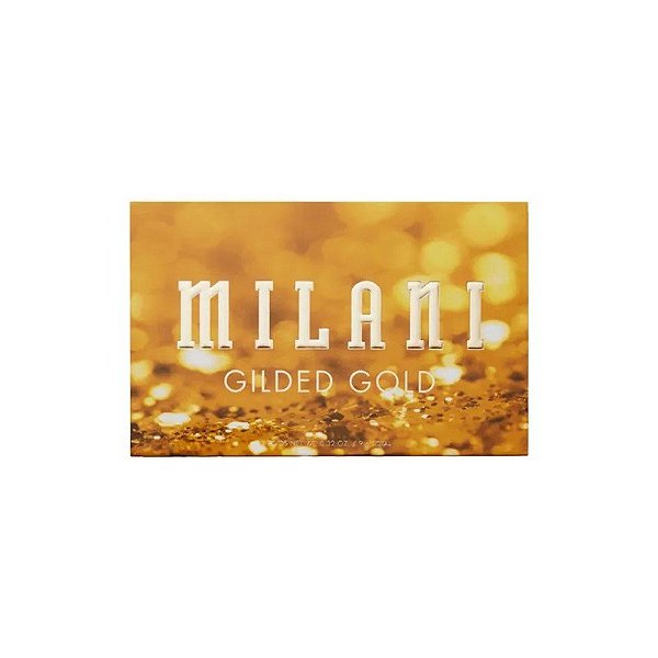 Paleta de Sombras Milani Glided Gold ESK-110 - 15 Cores