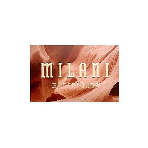 Paleta de Sombras Milani Gilded Nude ESK-120 - 15 Cores