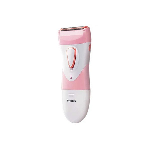 Depilador Elétrico Philips Satinshave HP6306 - 2 Pilhas AA - Branco e Rosa