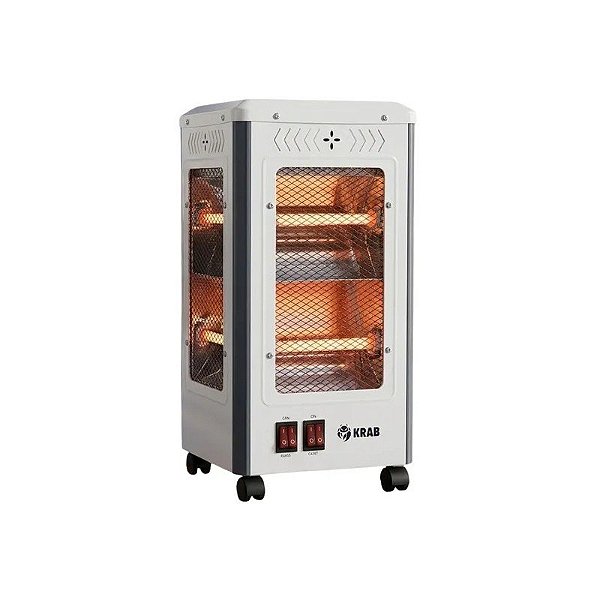 Aquecedor Elétrico Krab Quartzo KBEC2000 2000W 220V - Branco