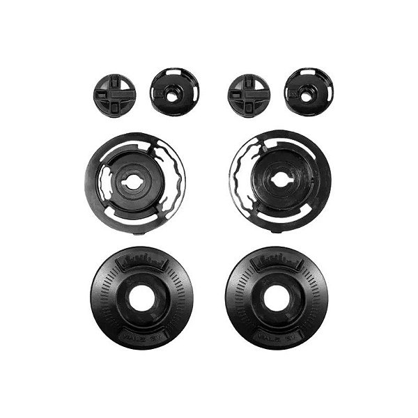 Kit Mecanismo de Visor MT Helmets MT-V-26 / V-26B - para Capacete MT Viale SV s - Preto