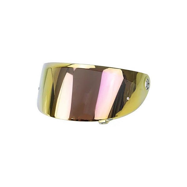 Viseira para Capacete Axxis Max Vision V-18C - Verde Iridio Rosa