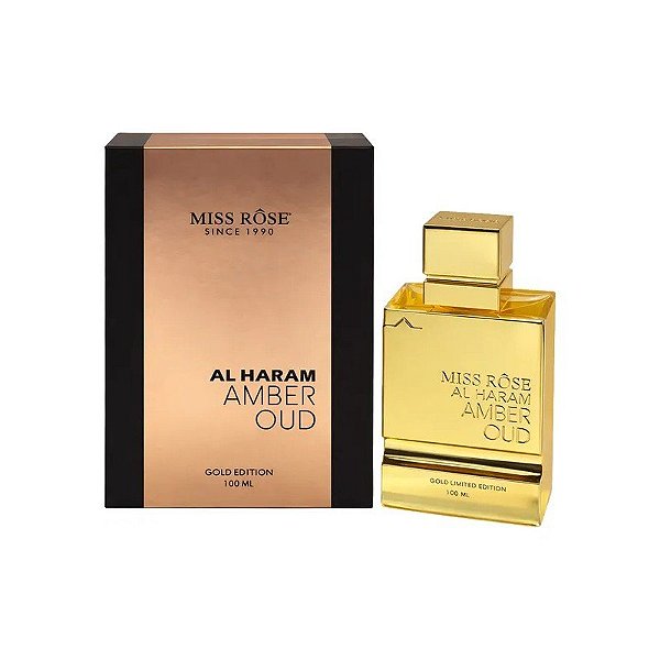 Perfume Body Mist Miss Rôse Al Haram Amber Oud Gold Edittion - 7505-041M1 - Unissex - 100ML
