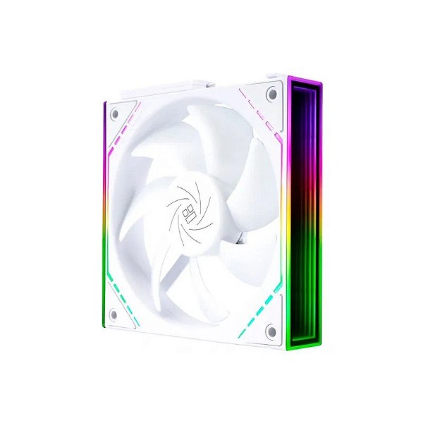 Kit de Ventiladores Cooler Thermalright TL-M12QW X3 Argb Branco Espelho Infinito 120MM