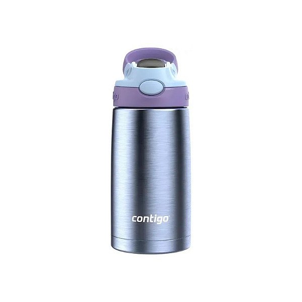 Garrafa Térmica Infantil Contigo Aubrey Kids - Azul Periwinkle 384ML