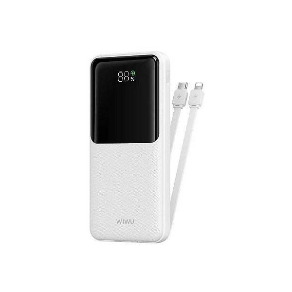 Carregador Portátil Wiwu P081 Essen 10000MAH - Branco